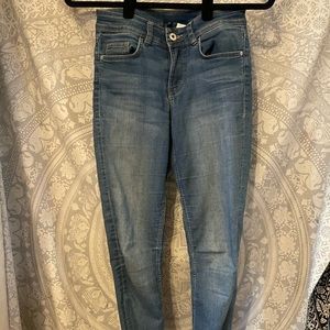 Blue Stretch Skinny Jeans